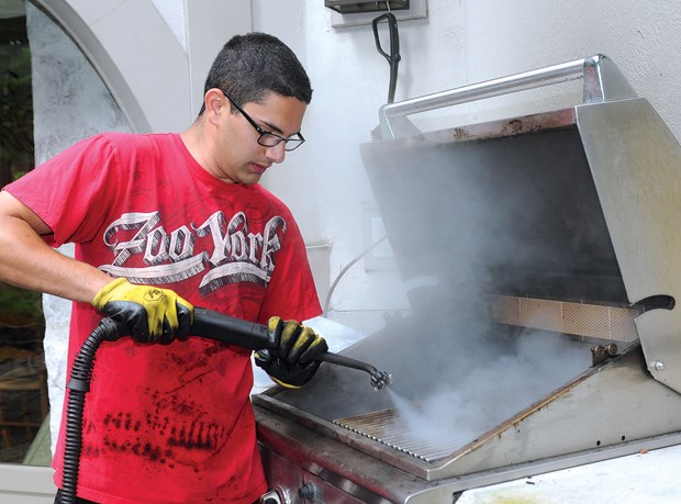 Company cleans grills