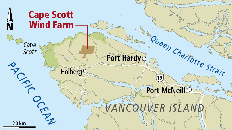 Cape Scott wind farm