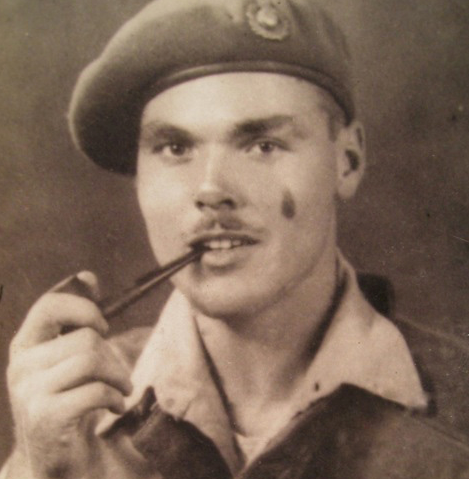 Bert Merrett served as a commando in Yugoslavia and Italy during the Second World War. Photo courtesy Valerie Merrett