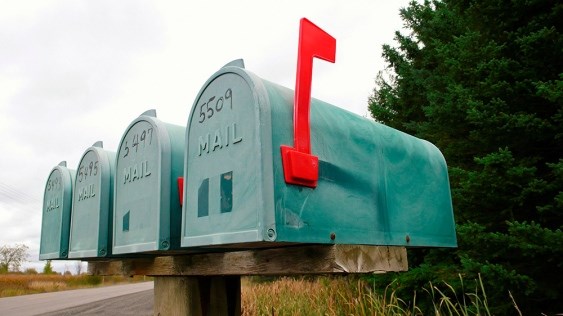 mailboxes row