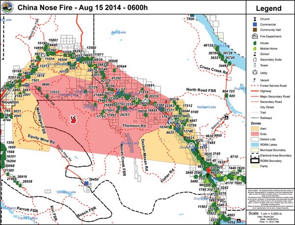 China Nose map