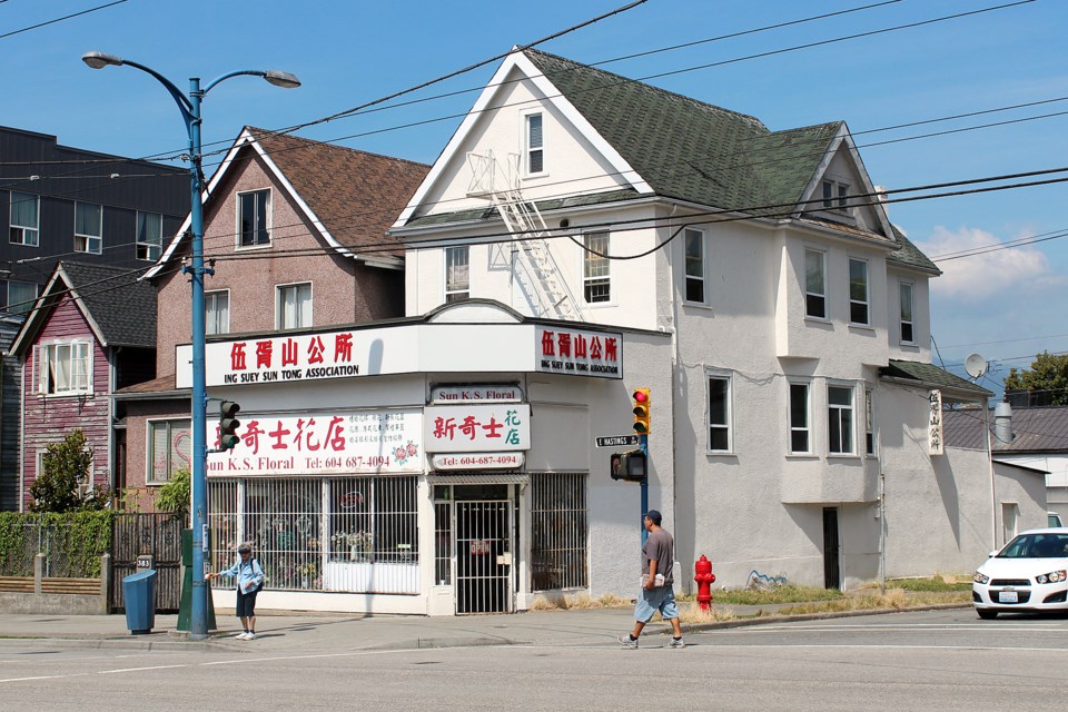 The Ing Suey Sun Tong Association purchased their headquarters on Hastings and Dunlevy thanks to donations from members in 1920. Photo Christopher Cheung