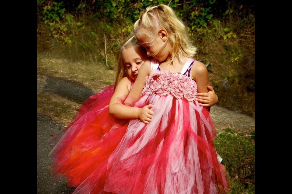Fairy princesses, Tierney and Jovie.