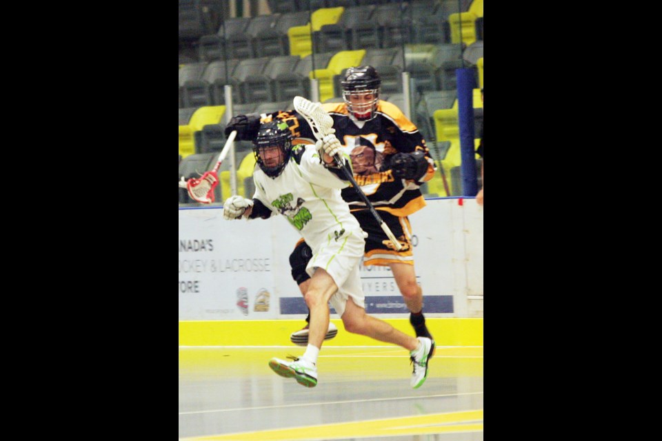 Presidents Cup senior B national championship tournament @ Coquitlam's Poirier Sports Centre
Game 1 - Tri-City Bandits (local team) v Kahnawake Mohawks