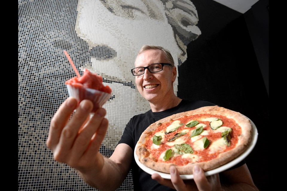 James Coleridge serves up gelato, pizza and gelato cocktails at the new Yaletown location of Bella Gelateria.