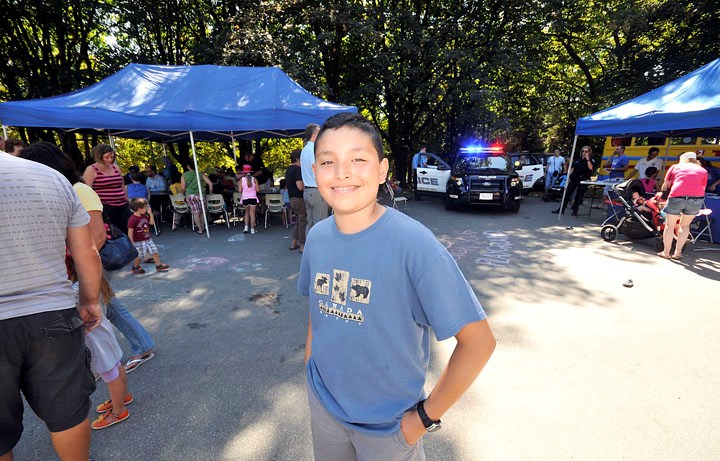 New West boy Nur Elmasri has organized Fun Day in New Westminster for the past three years. Nur, shown at the 2014 event, is excited to offer this year's event on Thursday, Aug. 20.