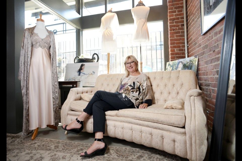 Christine Lingerie owner Christine Morton has created luxury silk lingerie pieces for four decades. Photo: Jennifer Gauthier