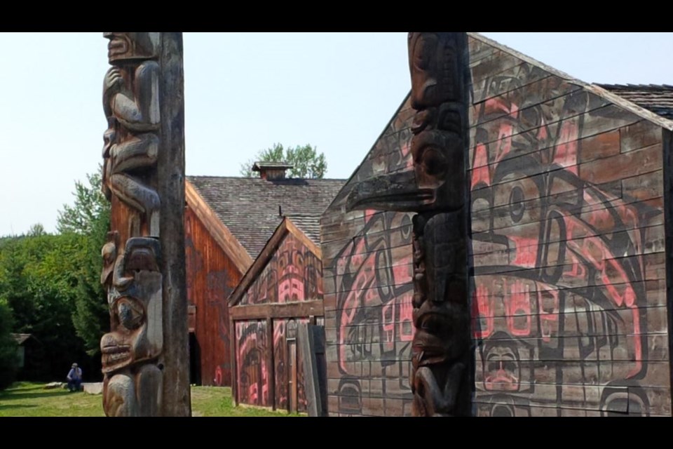 The ancient village of Gitanmaax is near the meeting of the Skeena and Bulkley Rivers, adjacent to the village of Hazelton. Photo: Michelle Hopkins