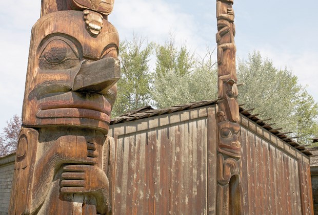 ‘Ksan Historical Village and Museum in Hazelton, northern British Columbia.