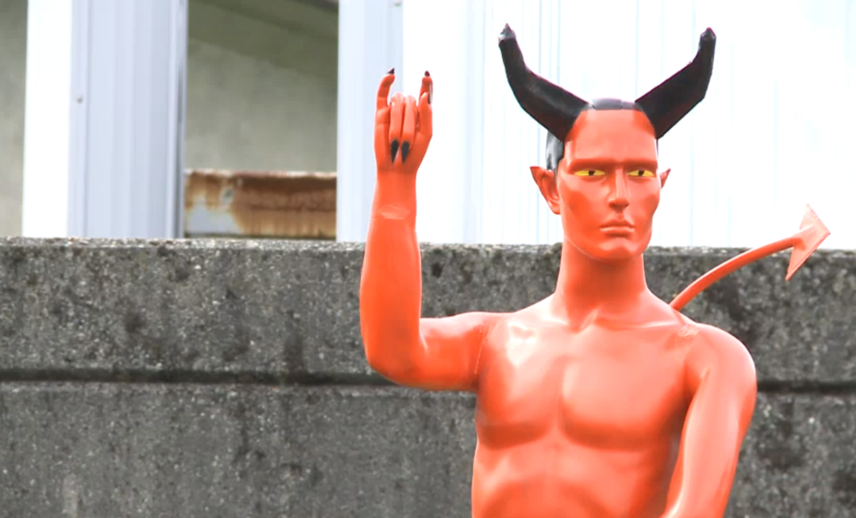 Satan Statue