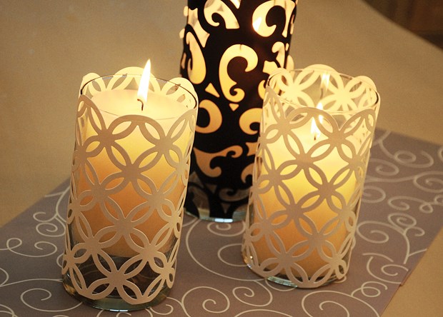Use decorative paper to add flair
