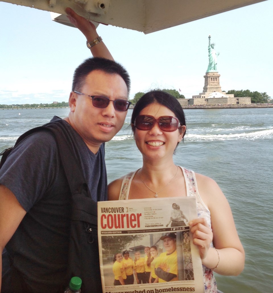 Wayne and Kimberly Koh in New York, New York