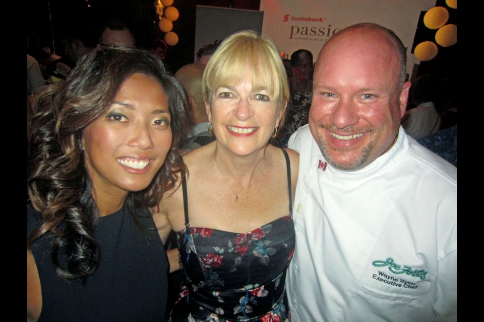 Maxine Davis’ Dr. Peter Centre once again benefitted from Passions, the gastronomic gala featuring the talents of 20 chefs including Joe Fortes’ Wayne Sych. More than $100,000 was raised from the night’s festivities emceed by Sophie Lui.