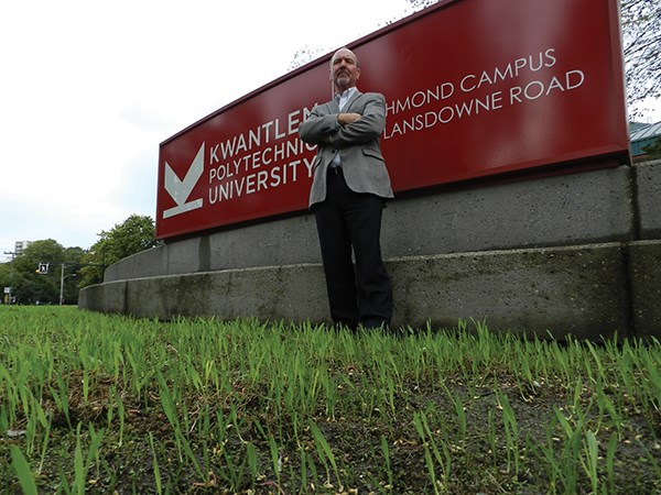 TEDX KPU takes place on Sep. 27, 2014 at the Melville Centre for Dialogue. Pictured is Kent Mullinix, food system critic.