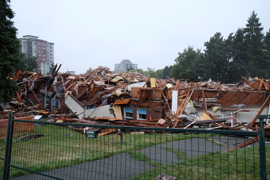 Demolition of John Robson Elementary School got underway this week.