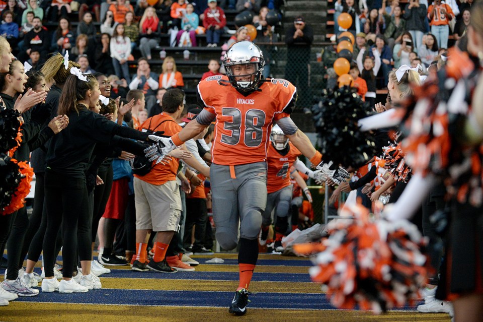 Hyacks running back David Haeber