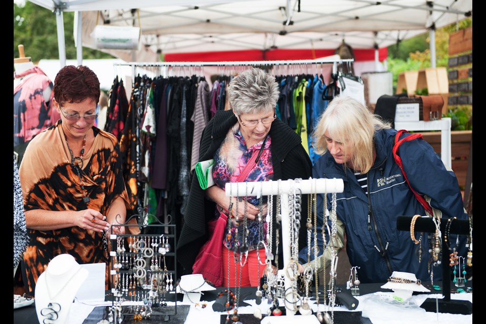 Market-goers check out some of the goods for sale at Friday’s Il Mercato Italian market held at Il Centro Italian Cultural Centre. It was the second market of its kind, and there will be another Oct. 17th and Nov. 21st to close out the year. Photograph by: Rebecca Blissett