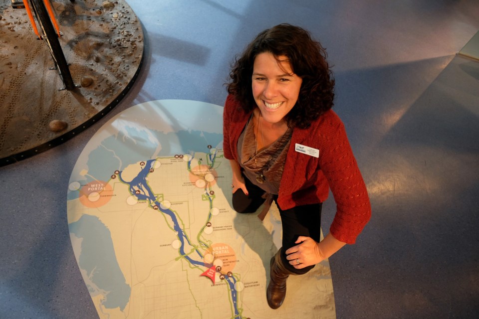 Catherine Ouellet-Martin, executive director of Fraser River Discovery Centre, is grateful the City of New Westminster has agreed to advance the centre a grant for 2016.
