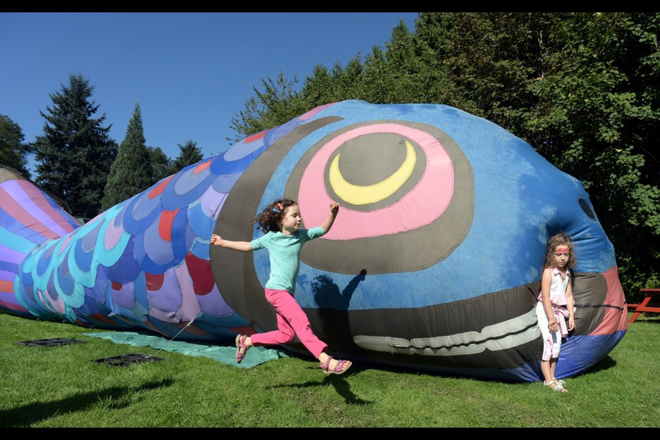 Families came out for the Rivers Days celebration at Burnaby Village Museum on Saturday