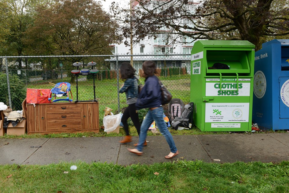 charity bins