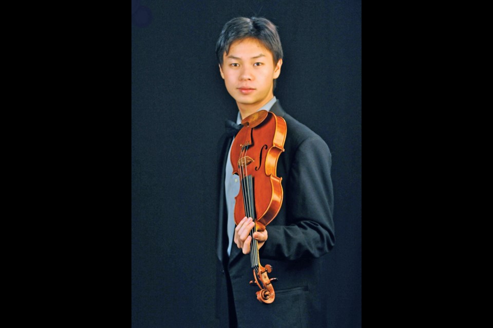 Coast Recital Society’s season opens with Canadian violinist Timothy Chooi, accompanied at the piano by Amanda Chan, this Sunday, Oct. 5.