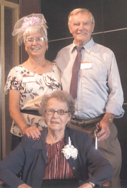 Doris Bulloch was born on Oct. 3, 1914. She recently celebrated her 100th birthday, and her daughter and son-in-law Trish and Bruce Stephen renewed their vows at the same time to celebrate their 55th wedding anniversary. The couple was married on Oct. 24, 1959.