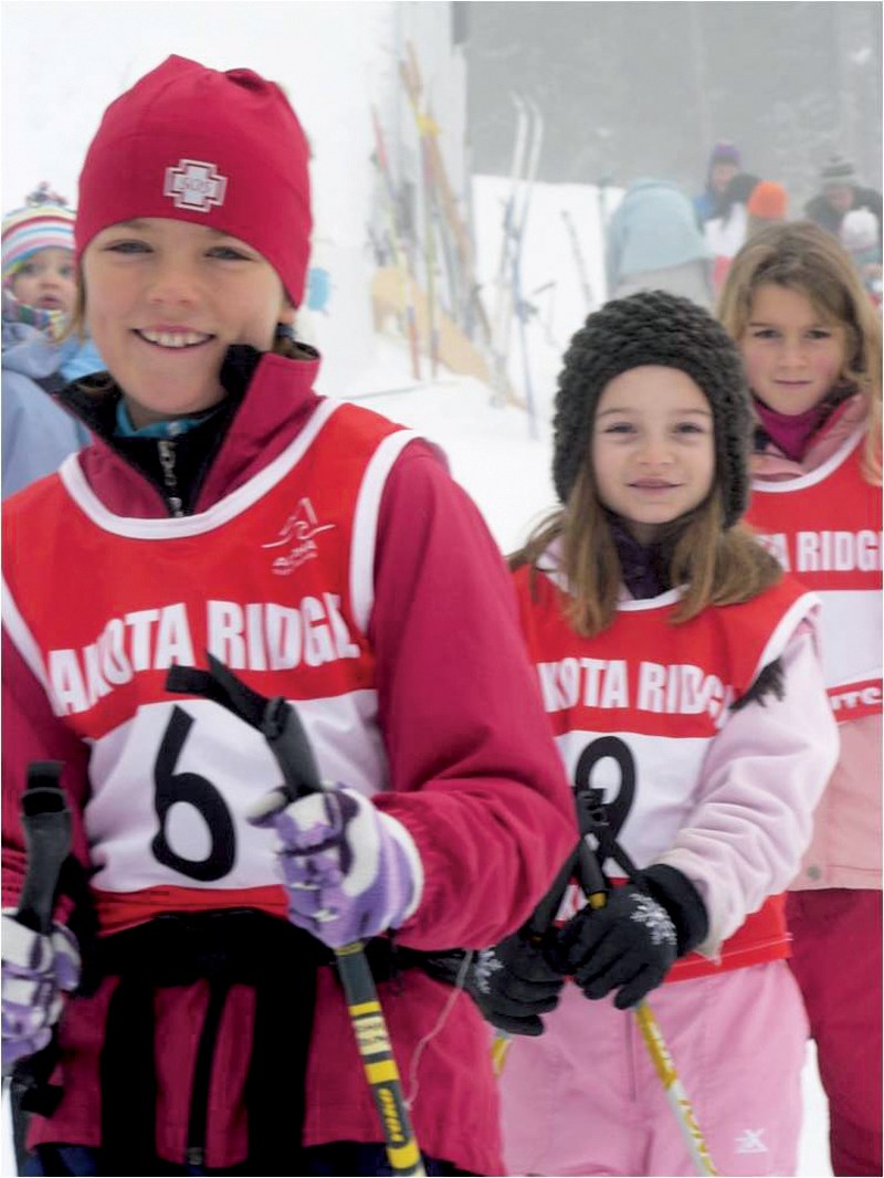 Youth skiing