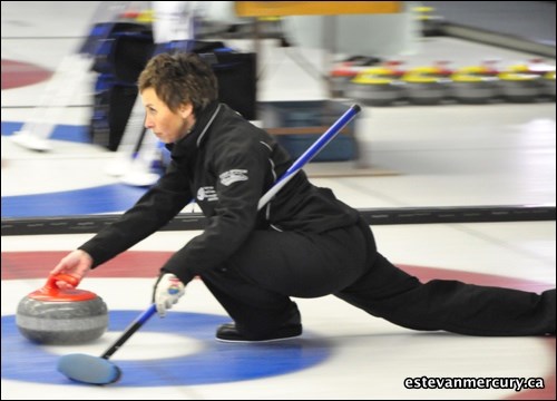 The Estevan Curling Club hosted the provincial tournament March 15 - March 19. Brian Humble of Saskatoon won the men's side and Danette Tracey won the women's.