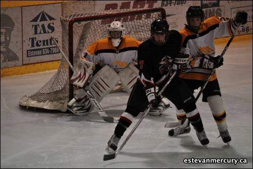 The Estevan Apex Midget AA Bruins take on the Moose Jaw Warriors Friday January 7, at the Civic Auditorium