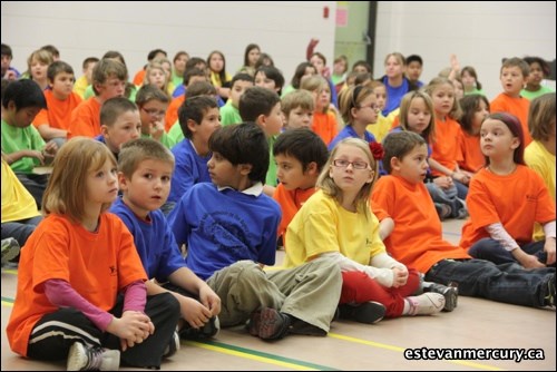 Hillcrest School celebrate National Child Day with two Roughriders and some special guest speakers Nov. 20. If you recognize a friend tag them in our photos at: https://www.facebook.com/EstevanMercury