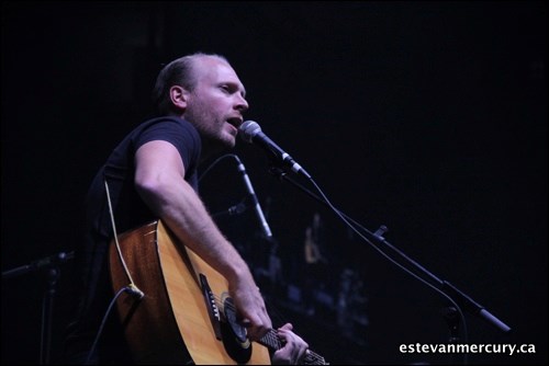 The Rural Alberta Advantage opened for the Tragically Hip at Spectra Place on Monday night. The band, comprised of Nils Edenloff, Paul Banwatt and Amy Cole, played high-energy acoustic rock that won over the crowd.