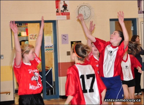 Spruce Ridge hosted a basketball tournament for grades 7 and 8 players.