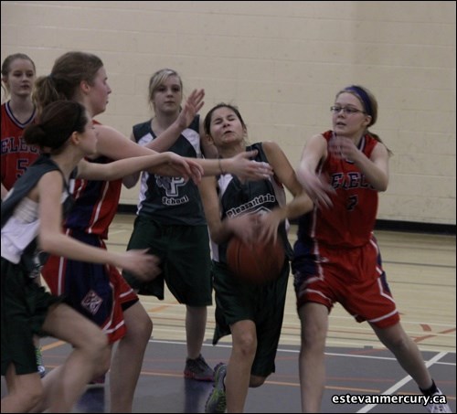 The Estevan Comprehensive School hosted a junior girls basketball tournament Jan. 18 and 19.