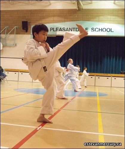 The Estevan Taekwon-do Club held its bi-annual belt testing at Pleasantdale School Jan. 19.