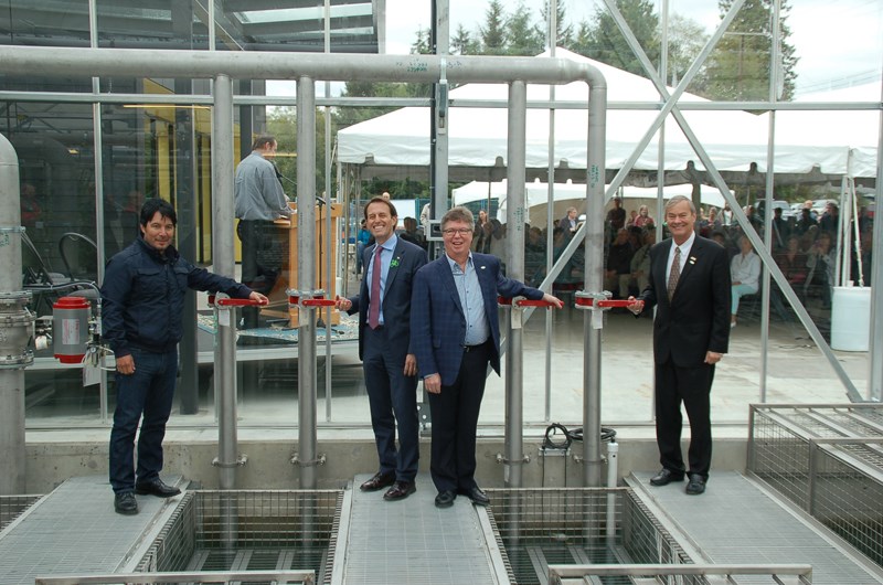 Wastewater plant opening