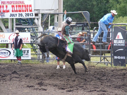 It was nothing short of a spectacle as riders displayed their riding prowess on powerful beasts some weighing more than 2000lbs.