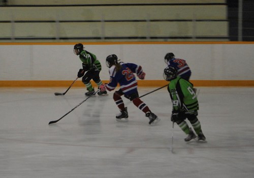 In the first game of the tournament the Carlyle Wade team faced Lampman/Arcola.