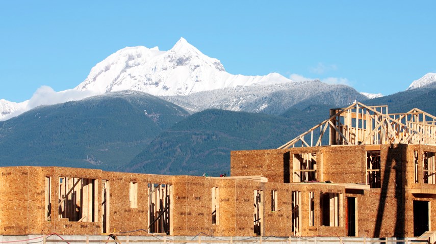 BC housing under construction