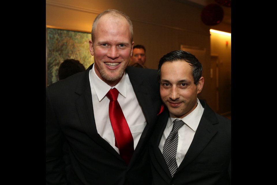 Olympic gold medallist Adam Kreek and Victoria restaurateur Kunal Ghose took time out to tell stories.
