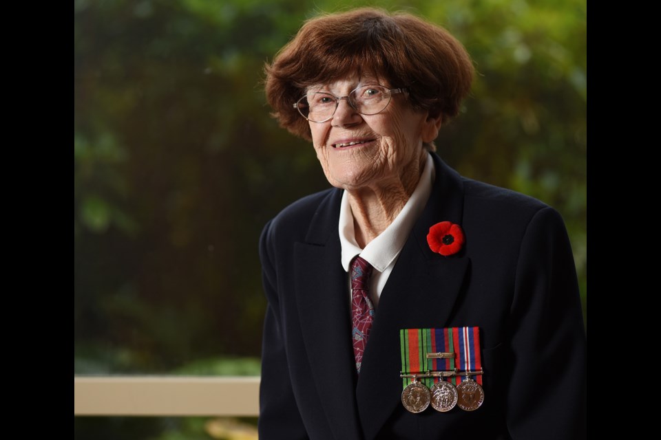 Retired soldier Doris Gregory has penned a memoir about her time served in the Second World War. Photo Dan Toulgoet