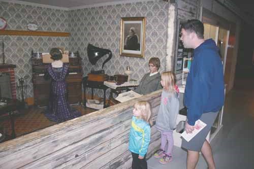 Culture Days were held across Canada, this year from Sept 26- 28. Locally in Yorkton Culture Days was marked at the Western Development Museum with free admission Saturday. Here Mike Reavie, and his daughters Teya and Cali of Yorkton look at one of the exhibits Saturday. Nationally Culture Days aims are to; foster appreciation and support of the artistic and cultural life that is lived, created and expressed across the country in urban, suburban and rural areas alike; promote direct interaction between creators and citizens, as a key to increasing understanding and appreciation of art and culture; and affirm that every citizen is the guardian of the cultural life of his or her community. From the Mission Statement; Culture Days believes that every individual &#8212; regardless of age, location or experience &#8212; has the right to access and participate actively in arts and culture. Culture Days also believes that the arts and cultural sector makes a vital contribution to the economic and social development of Canada and contributes to the overall health of the country.