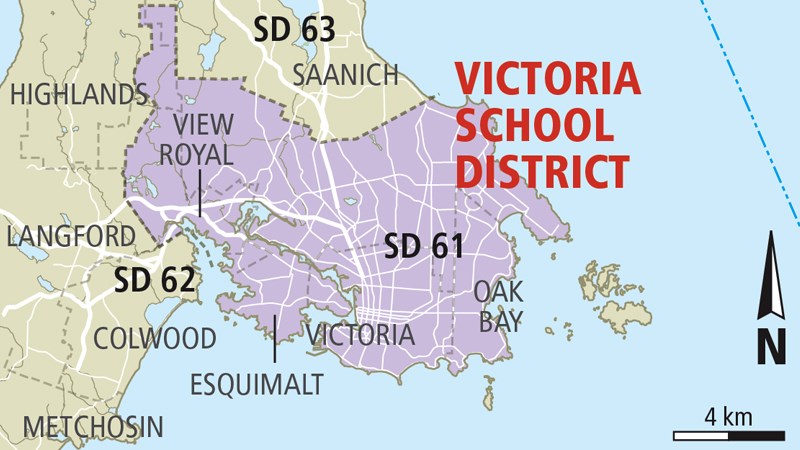 victoria school district map