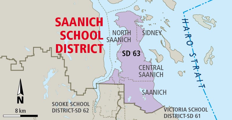 saanich school district map