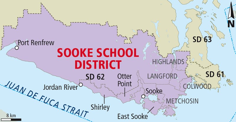 sooke school district map