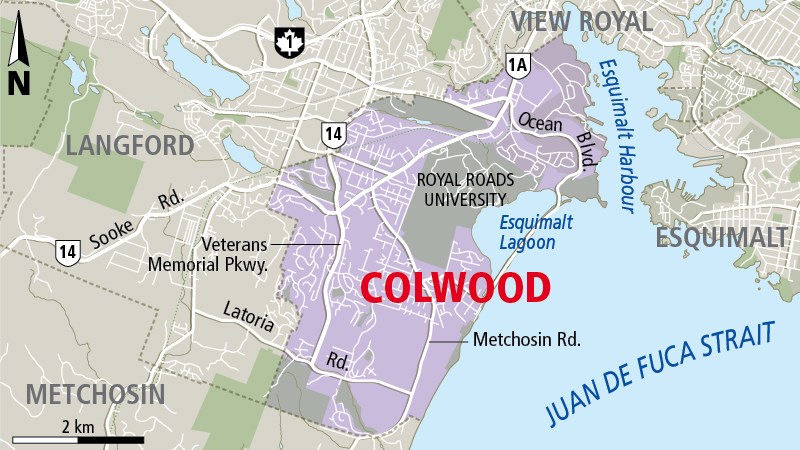 colwood map