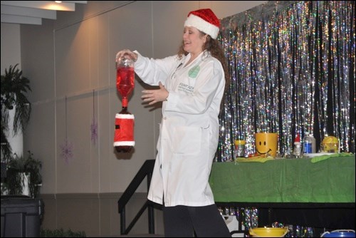 It was Family Day at the Western Development Museum Saturday as the museum celebrated the arrival of the Christmas season. The day featured displays, crafts and games for the kids as well as a Santa Science Show put on by Dynamic Dawn, who showed off the special scientific techniques that allow Santa to be able to circle the world on Christmas Eve.