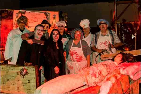There were many scary things to see around the Battlefords on Halloween night. Guy Turcotte and his supporters had set up their usual frightening display on Foley Drive. North Battleford Comprehensive High School Comp in Action hosted a house of horrors at the Western Development Museum