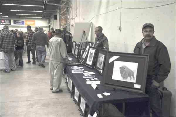 Saturday and Sunday the Agriplex was the locale again for the annual North Battleford Guns and Collectibles Show and Sale, sponsored by North Battleford Lions. There were approximately 190 tables on site, with vendors not only of guns and rifles, but also collectibles, antiques, toys, signs, antler carvings and even marshmallow shooters.