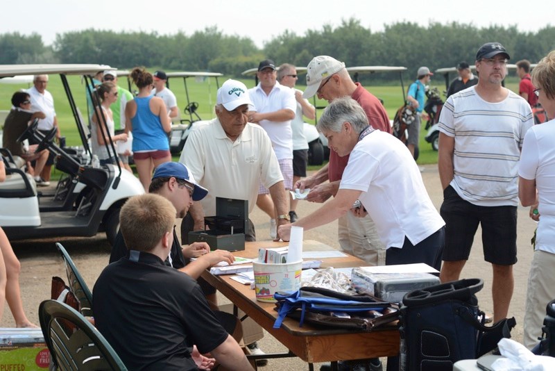 With two weeks until training camp opens, the Battlefords North Stars hit the links for their annual golf tournament Friday afternoon. The event made its debut at the Jackfish Lake Golf and Conference Centre as more than 130 golfers turned out to participate. The winning team finished with a score of 20 under par in the Texas Scramble format. The North Stars open the SJHL season at home Friday, Sept. 19 at 7:30 p.m. at the Civic Centre.