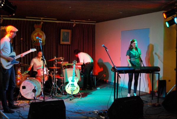 Colleen Brown and her band.